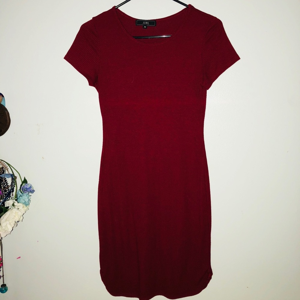 Burgundy Dress